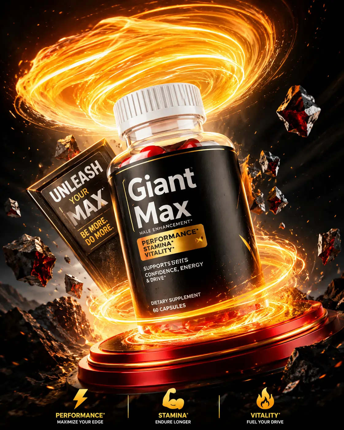 GiantMax Premium Male Enhancement Gummy Bottle